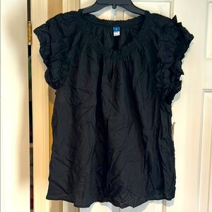Old Navy Black Women's Top sz XL NWT